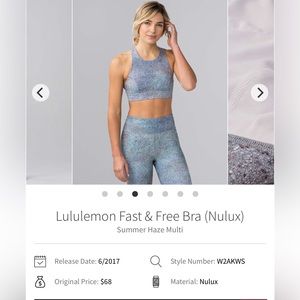 Lululemon Fast & Free Sports Bra | 8